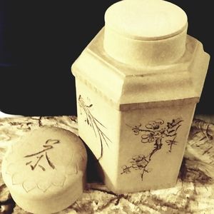 Vintage Chinese Yixing Zisha Tea Caddy
